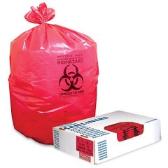 HEALTHCARE LOW DENSITY 40x46 45 GALLON 1.30MIL RED 200/CS