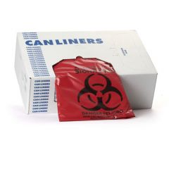HEALTHCARE LOW DENSITY 40x46 45 GALLON 3.0MIL RED 75/CS