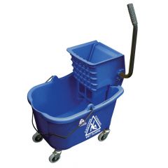 SIDEPRESS MOP BUCKET & WRINGER  RED 32QT